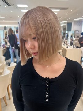 シャルムバイケンジ(Charm.by KENJE) ブリーチ/ブリーチカラー/ベージュカラー/ダブルカラー/銀座