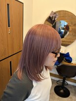 シールドヘアー 沖縄 新都心(C'LD Hair) ピンクベージュ/那覇美容室/新都心美容室