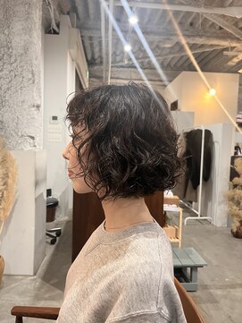 アオゾラヘアーカミノウラ(AOZORA HAIR kaminoura) ミニボブ＊パーマ