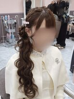 アリエス 渋谷駅西口店(Aries)&nbsp;サイドお団子ポニー