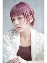 アッシュ 二俣川南口店(Ash) 10代20代30代レイヤーボブ×ハイトーンピンク
