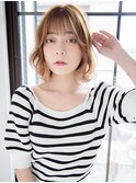 アンジュヘアー ハイトーン波ウェーブボブ