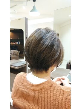 イースタイル 豊田大林店(e style) e-style  ♯ハンサムショート　×　カーキグレーベージュ