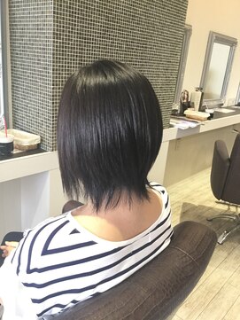 ヘアーメイク バス(Hair make bas) お手入れ簡単ストレート