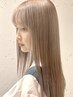 ケアブリーチ+カラー+高補修TOKIOトリートメント￥28000(ケアカラー＋￥1500)
