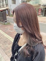 ヘアーメイクオズ(hair make O/S)&nbsp;《kaito》ピンクブラウン × インナーミルクティー♪