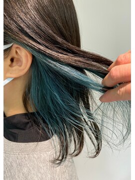 エデュコスゥリール(educo per sourile) ペールブルーイヤリングカラー×ミディアム【自由ヶ丘】