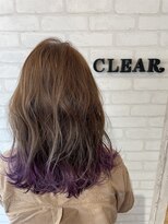 ヘアーアンドメイククリアー(Hair&Make CLEAR) バイオレットグラデーション