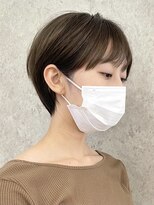 エリマ 調布(elima)&nbsp;大人ショートボブ/マッシュ/イルミナカラー/カーキベージュ調布