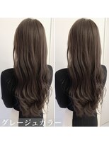 チョビー銀座桜井グレージュカラーイルミナカラー