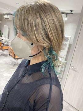 リアイス(Re:ICE) リバース中性ウルフグリーンインナーカラー