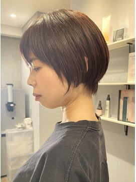 ベルベットヘア 千早店(Velvet hair) シースルーマッシュショート 【福岡聖容】