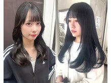 ブリーチなし透明感カラー×レイヤーカットの組み合わせならお任せ◎