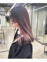 ノード(NODO)&nbsp;【春色】ピンクラベンダーのインナーカラー