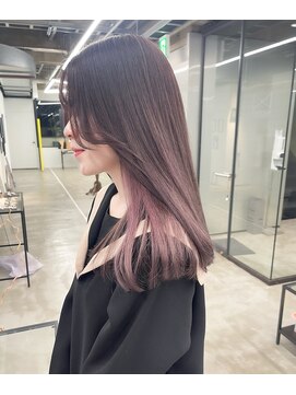 ノード(NODO) 【春色】ピンクラベンダーのインナーカラー