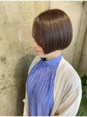 ★透明感ボブ白髪カバー◎stylist Nao
