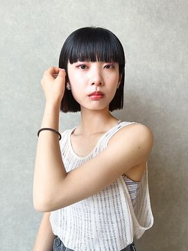 オブジェ シエル(obje't ciel) 【obje't ciel】切りっぱなしショート【山口紗季】