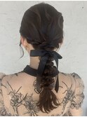 ぽこぽこ編み下ろしヘア