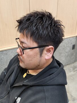 ニアウ 伊勢崎連取店(Niau) 刈り上げメンズショートアップバングジェットモヒカン