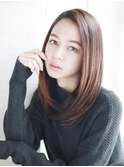 大人クールなナチュラルストレート