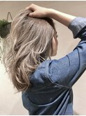 ミルクティーグレージュ 天六グレージュカラー 天六美容室
