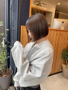 オアシス(oasis) 【oasisマミ】20代30代大人可愛い顎ライン切りっぱなしボブ