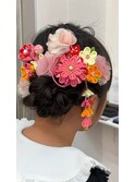 七五三 ヘアセット