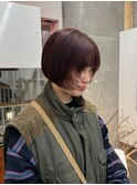 顔まわりレイヤー×ボブ