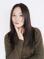 アルバム 池袋(ALBUM) ロング美髪顔周りレイヤーおくれ毛韓国ヘア_ba505301