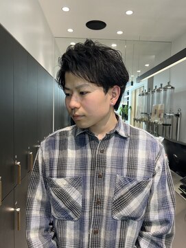 ロンドシエル 横浜(Lond ciel) メンズショート/アップショート×ピンパーマ