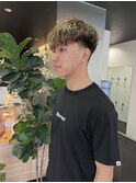 【ハクラ】スペインカール フェード メンズハイライト