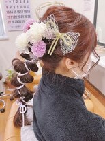 蘭美容室 ヘアセット　着付け