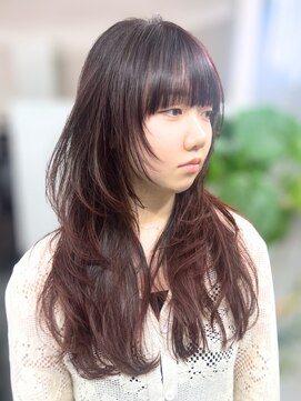 ジエクト カナウ(The Ect canow) 似合わせレイヤー◇簡単スタイリングロングレイヤーカット東梅田