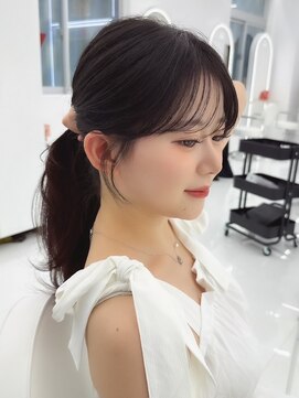 コア プラス 立川(COA PLUS) 韓国風レイヤーカット髪質改善ダブルカラーハッシュカット