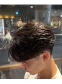お客様スタイル韓流毛流れセンターパート