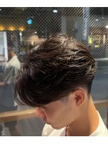 メンズココ メンズパーマ 韓国ヘア 日本橋店(MENS COCO)&nbsp;お客様スタイル韓流毛流れセンターパート