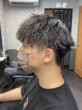 レベル 葛西店(LEVEL) ツイストスパイラルパーマ マッシュ 葛西メンズメンズカット