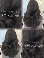 アマトウキョウスマートサロン(AMA TOKYO×Smart Salon)&nbsp;韓国ヘア　透明感カラー　オリーブグレージュ