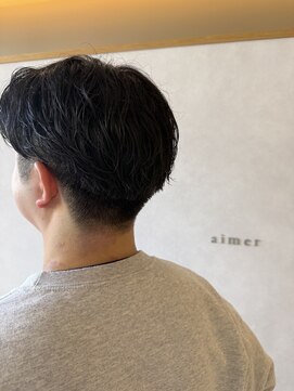 エメ バイ ヘアーポケット(aimer by hair pocket) 刈り上げセンター分け