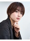 オリーブグレー/レイヤーカット/黒髪/マロンベージュ/原宿