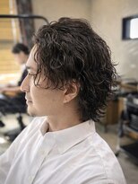 ジ オブスキュア(THE OBSCURE)&nbsp;ミディアムウルフ×波巻きパーマ