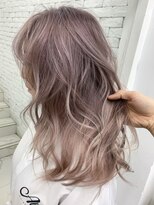 リコヘアー(LiCO HAIR)&nbsp;那覇/イメチェン/ピンクベージュ/アンブレラカラー/前髪