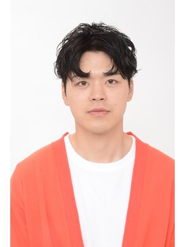 ザ バーバー 虎ノ門ステーションタワー(THE BARBER) ナチュラルアップバング ナチュラルパーマ ニュアンスパーマ