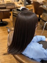 ワン エイティー ディグリース 恵比寿(180°One Eighty Degrees.)&nbsp;毛先も前髪もピンピンしない！ナチュラル縮毛矯正◎