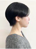 【松戸　松田】ハンサムショート　スッキリ黒髪ショート