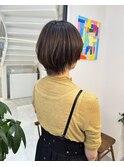 ショートカット　レイヤーショート　マッシュショート　ショート