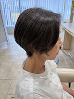アッシュ 仙川店(Ash)&nbsp;60代大人女性の品格ハンサムショート後頭部ふんわり