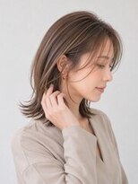 サンタフェ 豊田店(Santa'Fe)&nbsp;白髪ぼかしカラー/大人ミディアム/レイヤーカット