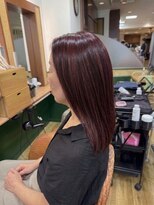 ラ ナチュール 国立店(La nature)&nbsp;ツヤ髪×ワインレッドカラー