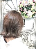 外ハネｘハイトーングレージュ♪